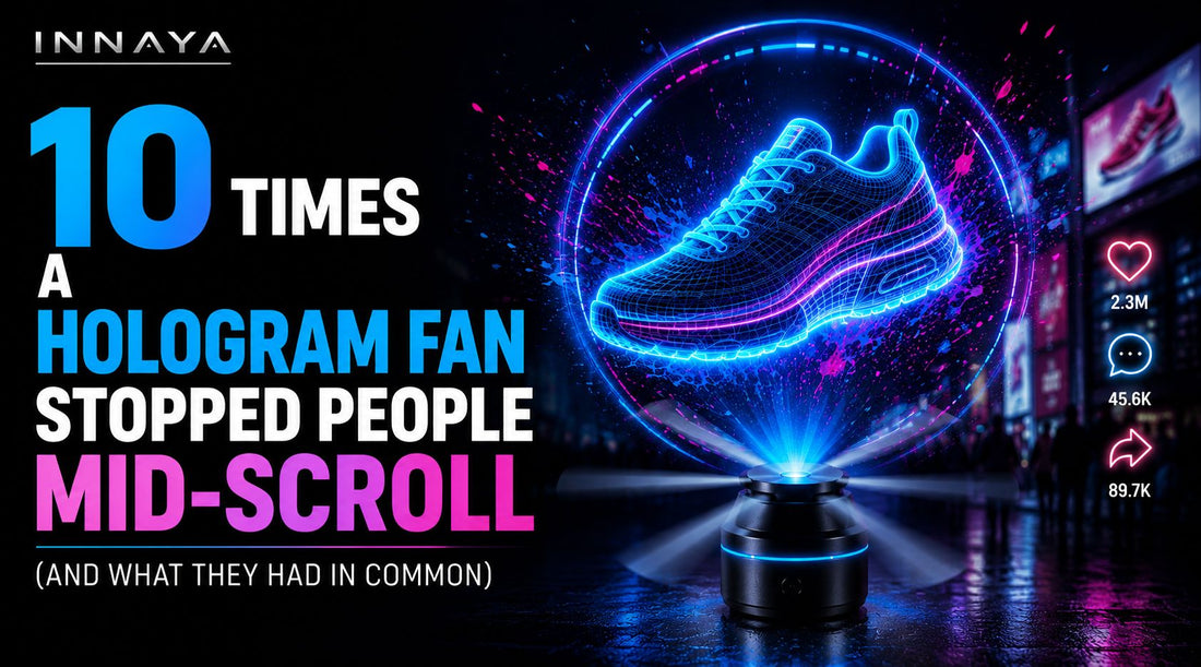 viral hologram fan