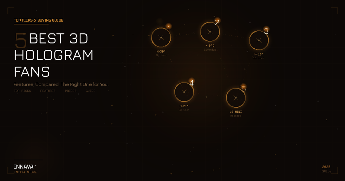 5 Best 3D Hologram Fans: Top Picks, Features, and Buying Guide