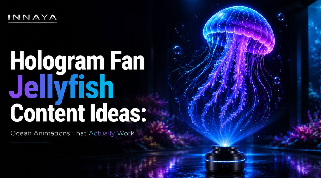 Hologram Fan Jellyfish Content Ideas