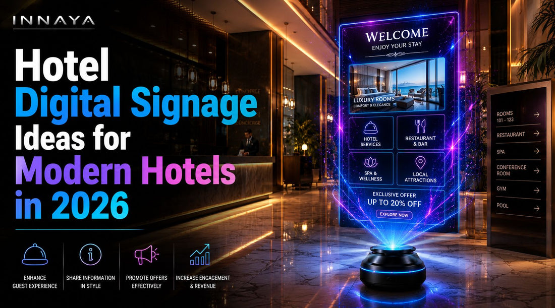 Hotel Digital Signage Ideas for Modern Hotels in 2026