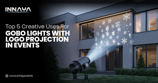 Top 5 Creative Uses for Gobo Lights with Logo Projection in Events