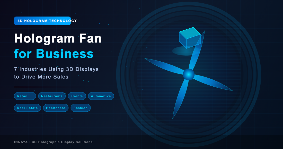 Hologram Fan for Business: 7 Industries Using 3D Displays to Drive More Sales