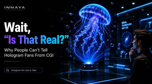 hologram fan real or fake