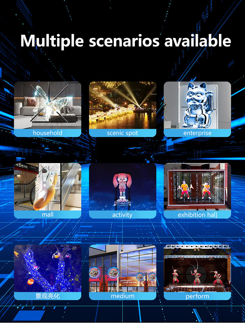 65CM Indoor 3D Hologram LED Display – Ultra High Brightness Advertising Screen