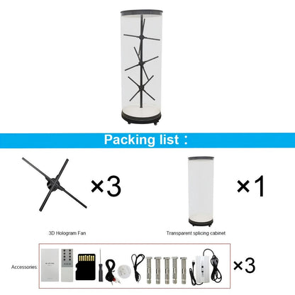 65CM Indoor 3D Hologram LED Display – Ultra High Brightness Advertising Screen