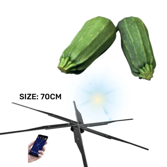 High Resolution 70cm Projector Naked Eye Stereo air Suspension Advertising 3D Fan LED Holographic Display 3D Hologram Fan