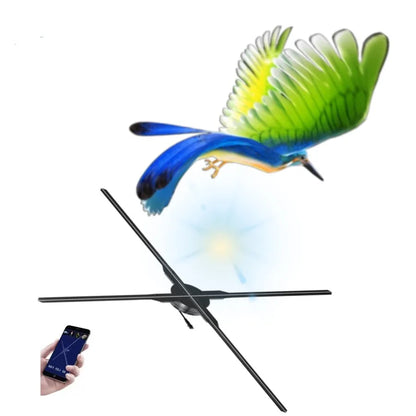 80cm Outdoor 3d Hologram Led Fan Display for Venue Retail Space High Impact Led 3D Fans for Advertising