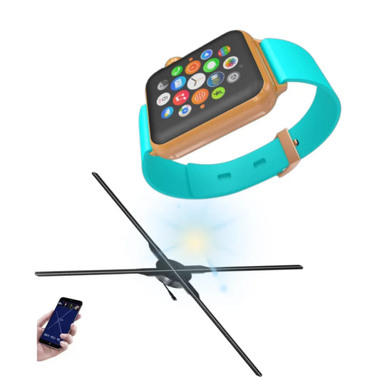 High Quality 3D Hologram Projector Advertising Display Fan with HD Resolution App Control & Portable Design