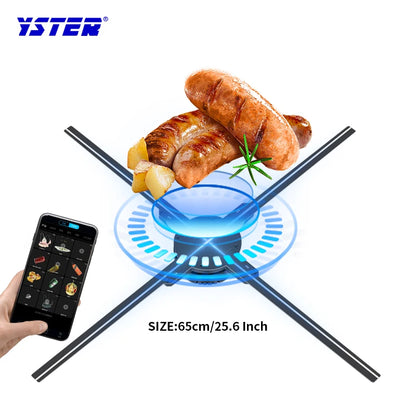 High Resolving 65cm Splicing Indoor Large Advertising Hologram Projector Led Display 3d Hologram Projector