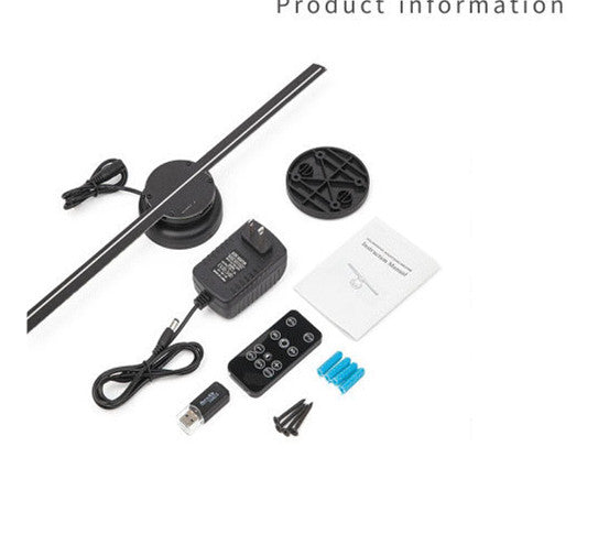 12V 2A power adapter, remote, USB, and mounting accessories