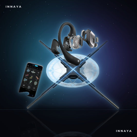 INNAYA 60cm Pro Hologram Fan — Wi-Fi App Control, HD Display by INNAYA