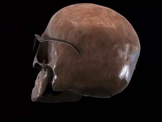 INNAYA 3D Content — Skull with Glasses